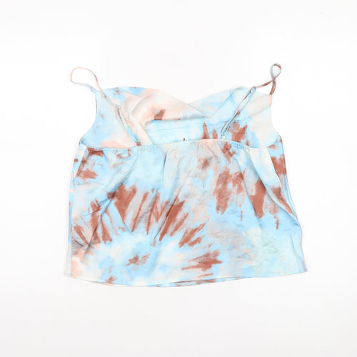 Nasty Gal Women’s Multicoloured Cowl Neck Camisole Top UK 12