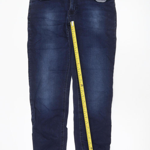 6th Sense Men's Blue Straight Jeans 34/32 Cotton Denim