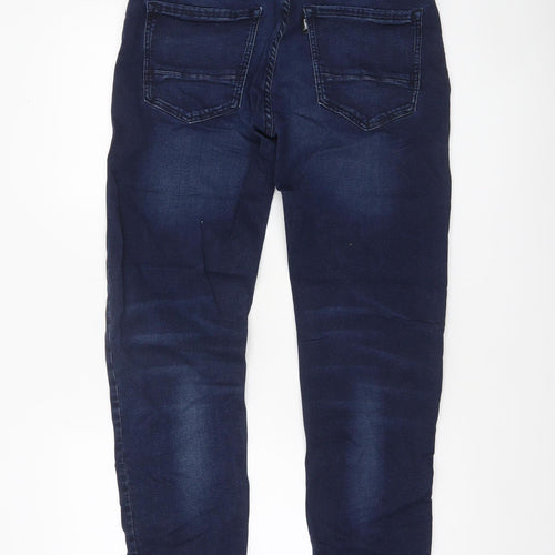 6th Sense Men's Blue Straight Jeans 34/32 Cotton Denim