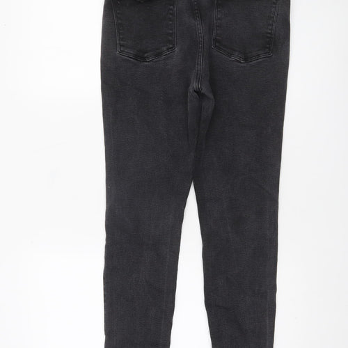 Denim Co Women Black Skinny Jeans Size 16 High Rise Stretch