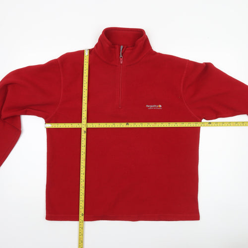 Regatta Men's Red Fleece 1/4 Zip Outdoor Jacket Size M 40in