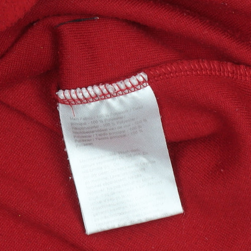 Regatta Men's Red Fleece 1/4 Zip Outdoor Jacket Size M 40in