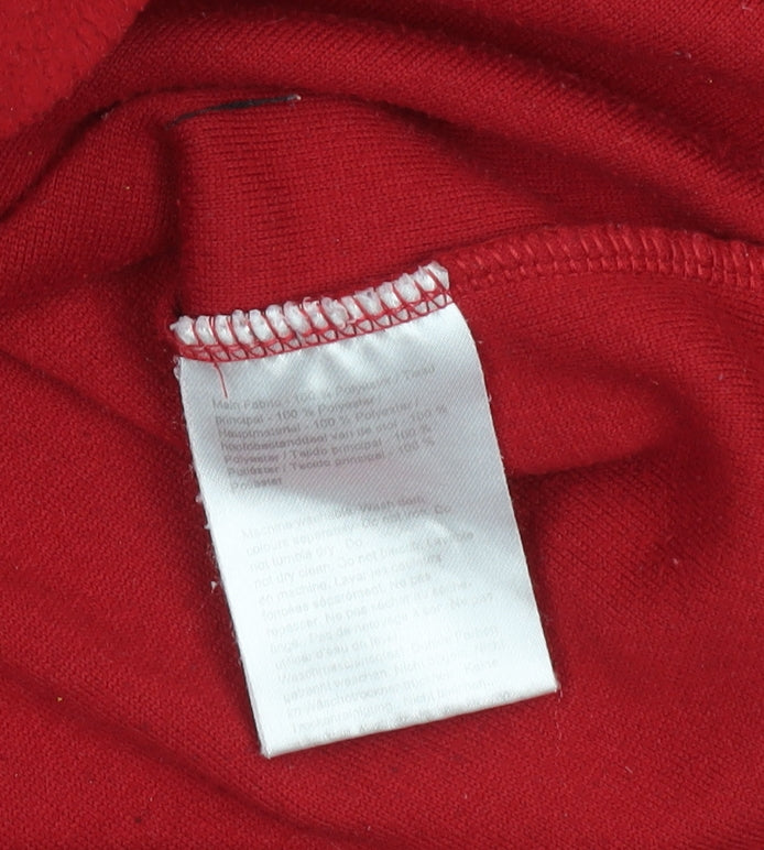 Regatta Men's Red Fleece 1/4 Zip Outdoor Jacket Size M 40in
