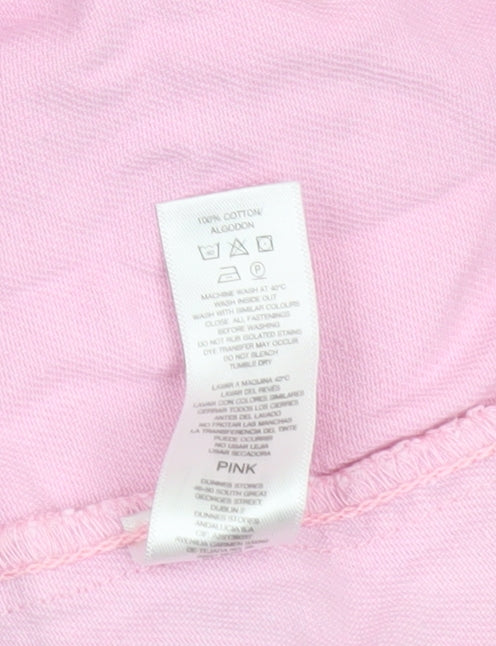 Savida Women’s Pink Cotton Cargo Jeans Size 16 Straight Leg