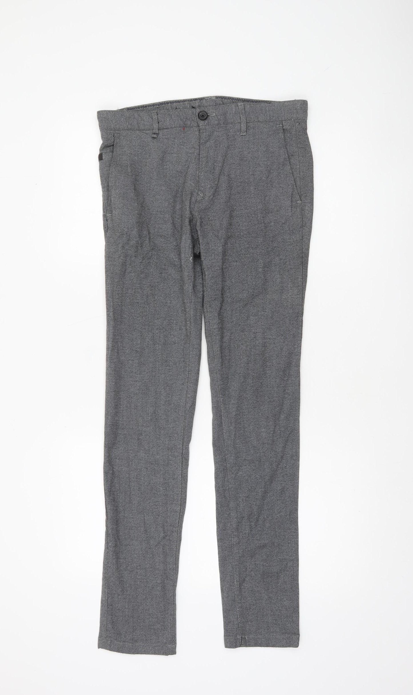 Zara Man Grey Slim Fit Chino Trousers Men’s Size 29