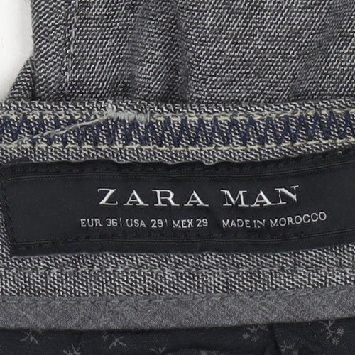 Zara Man Grey Slim Fit Chino Trousers Men’s Size 29