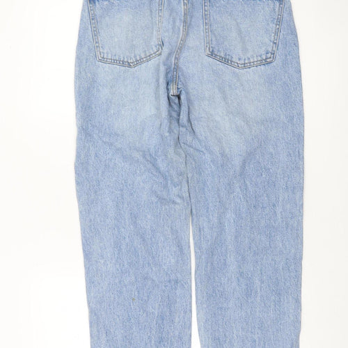 Primark Women Blue Size 10 High Rise Mom Jeans