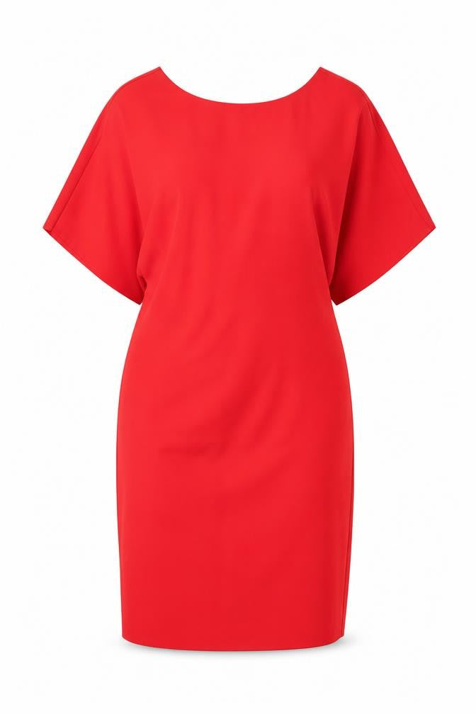 Gallery Women's Red Knee Length Sheath Dress UK 18