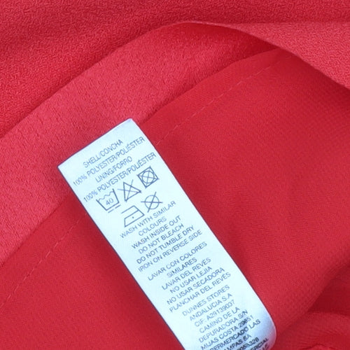 Gallery Women's Red Knee Length Sheath Dress UK 18