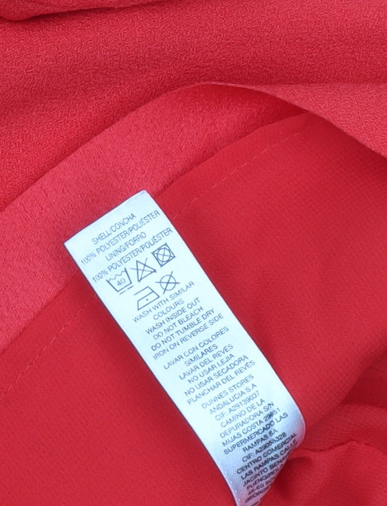 Gallery Women's Red Knee Length Sheath Dress UK 18