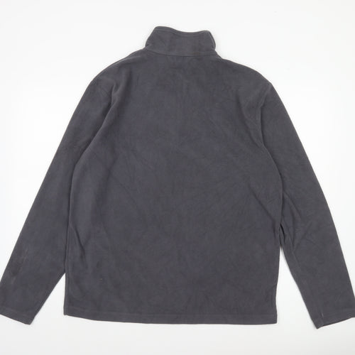Regatta Men’s Grey Fleece 1/4 Zip Pullover Sweatshirt L