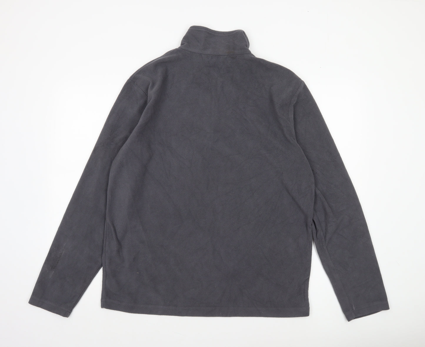 Regatta Men’s Grey Fleece 1/4 Zip Pullover Sweatshirt L