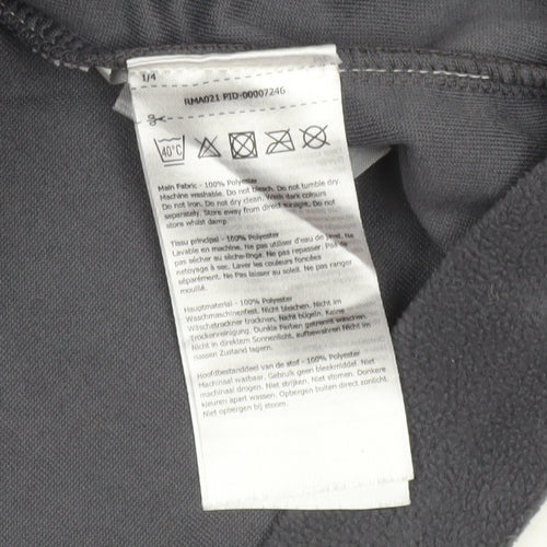 Regatta Men’s Grey Fleece 1/4 Zip Pullover Sweatshirt L