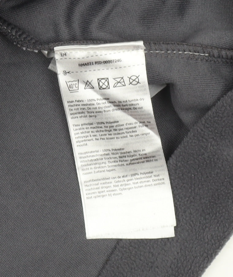 Regatta Men’s Grey Fleece 1/4 Zip Pullover Sweatshirt L