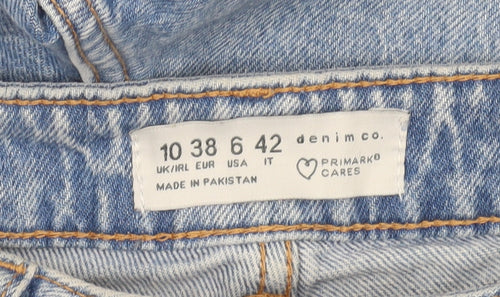 Primark Women Blue Straight Leg Denim Jeans Size 10