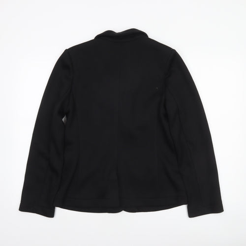 Tu Women’s Black Size 14 Single Breasted Blazer Jacket