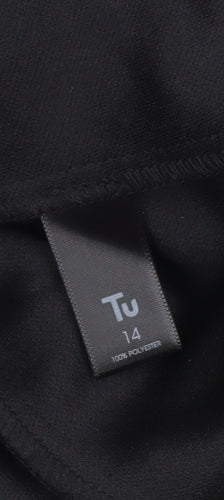 Tu Women’s Black Size 14 Single Breasted Blazer Jacket