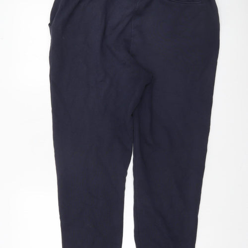 Hugo Boss Men’s Navy Blue Jogger Sweatpants Size L Cotton Blend