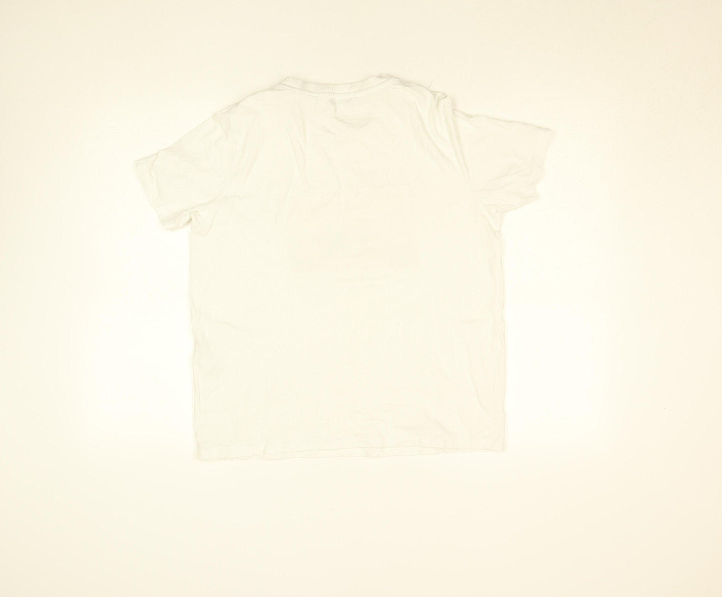 Pieces Women's White Animal Print Graphic Cotton T-Shirt Size L