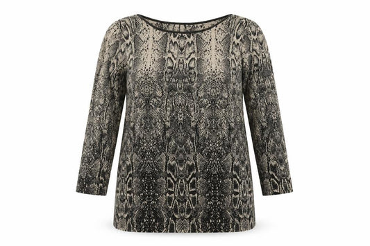 Front view of Marks & Spencer Women Black Animal Print Bodycon Dress, size 12