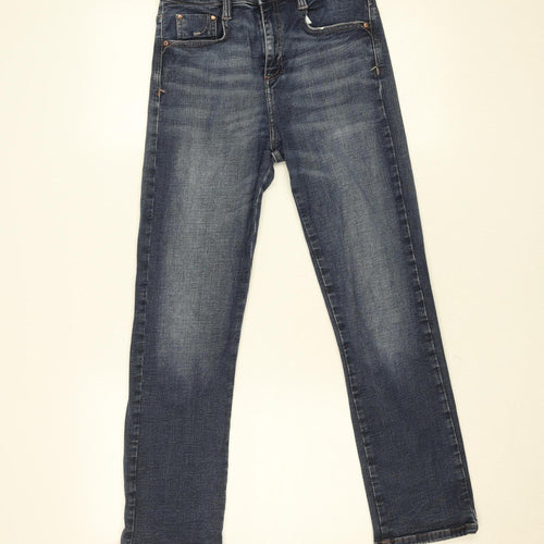 ZARA Womens Blue Slim Fit Mid Rise Skinny Jeans Size 10