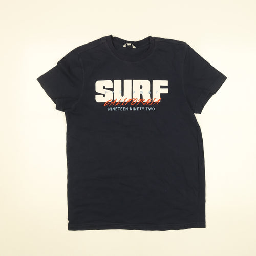 Review for Teens Blue Surf California 1992 Graphic Cotton T-Shirt L