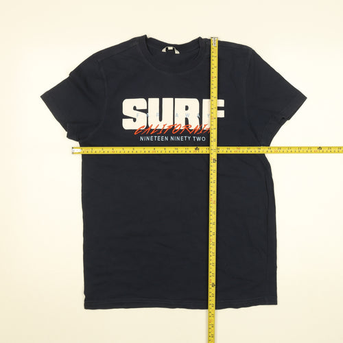 Review for Teens Blue Surf California 1992 Graphic Cotton T-Shirt L