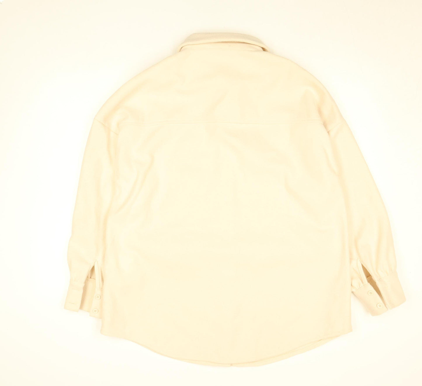 Missguided Womens Beige Long Sleeve Button Blazer Jacket Size 12