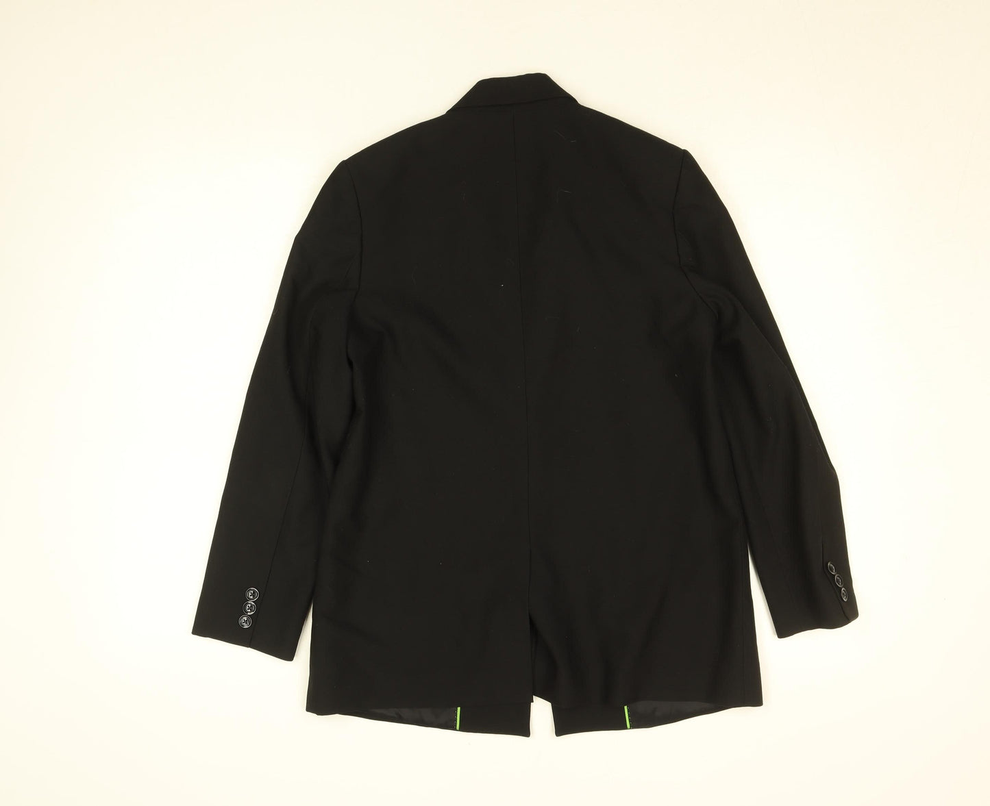 Croppata II Women's Black Regular Fit Single-Breasted Blazer Size M