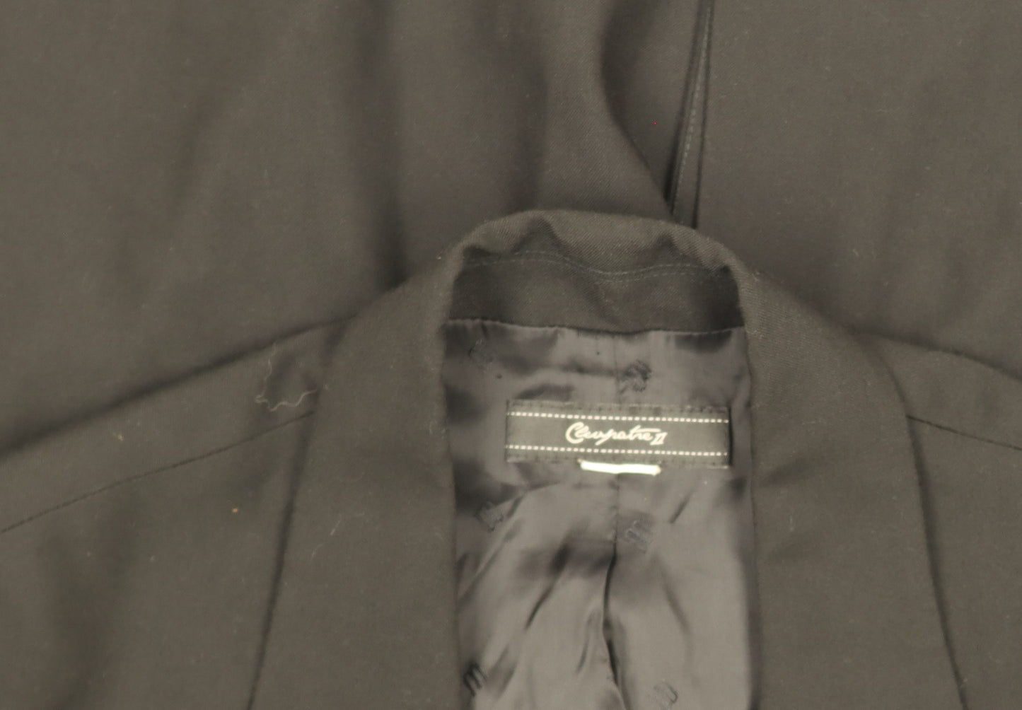 Croppata II Women's Black Regular Fit Single-Breasted Blazer Size M