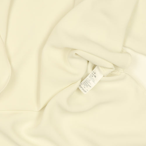 Topshop Women's Ivory Short Sleeve Blouse UK 8