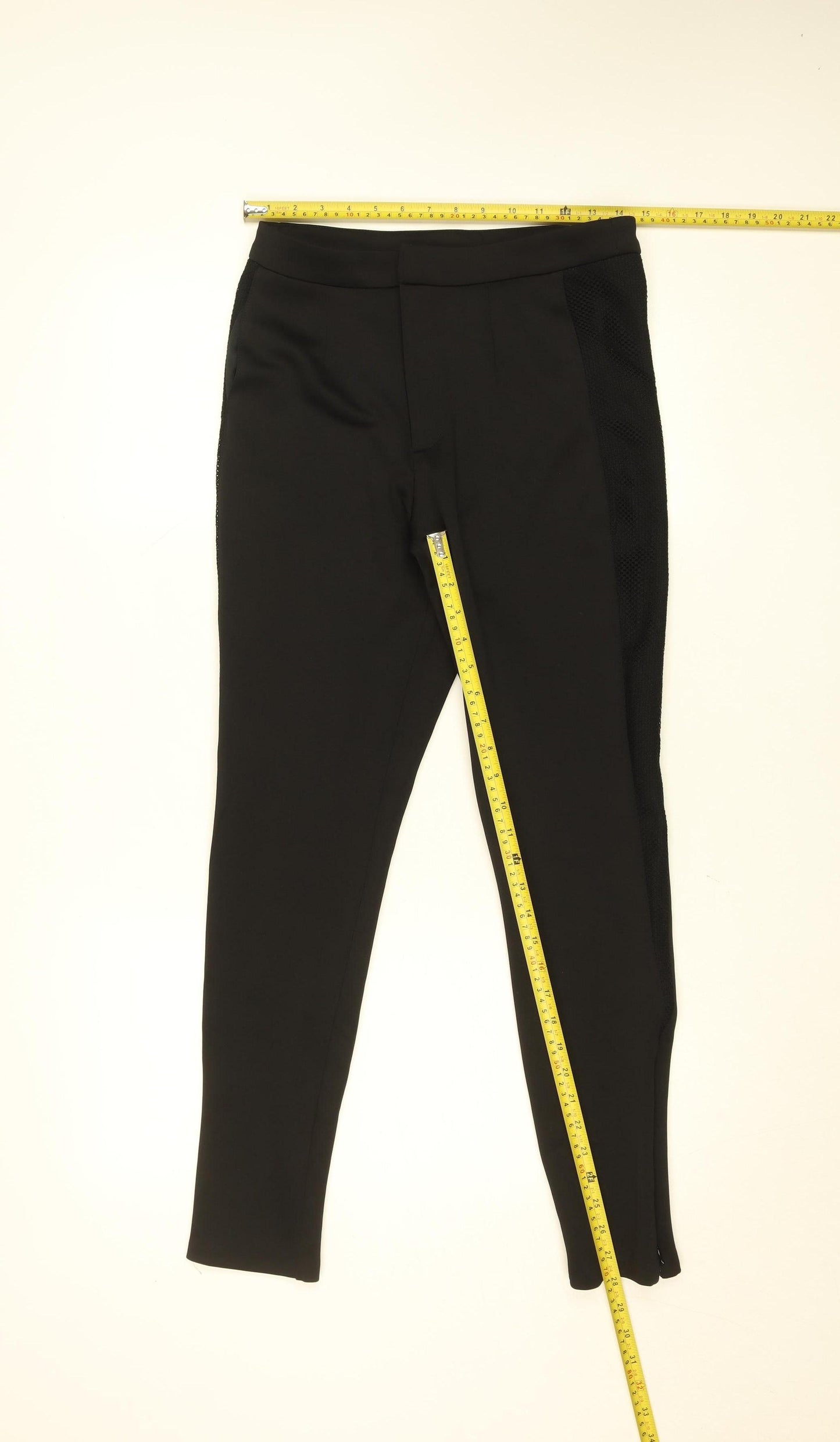 Love Label Womens Black Slim Fit Stretch Leggings Size 10