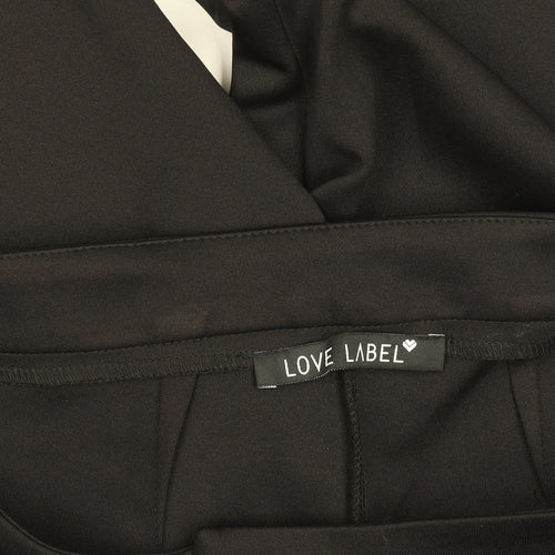 Love Label Womens Black Slim Fit Stretch Leggings Size 10