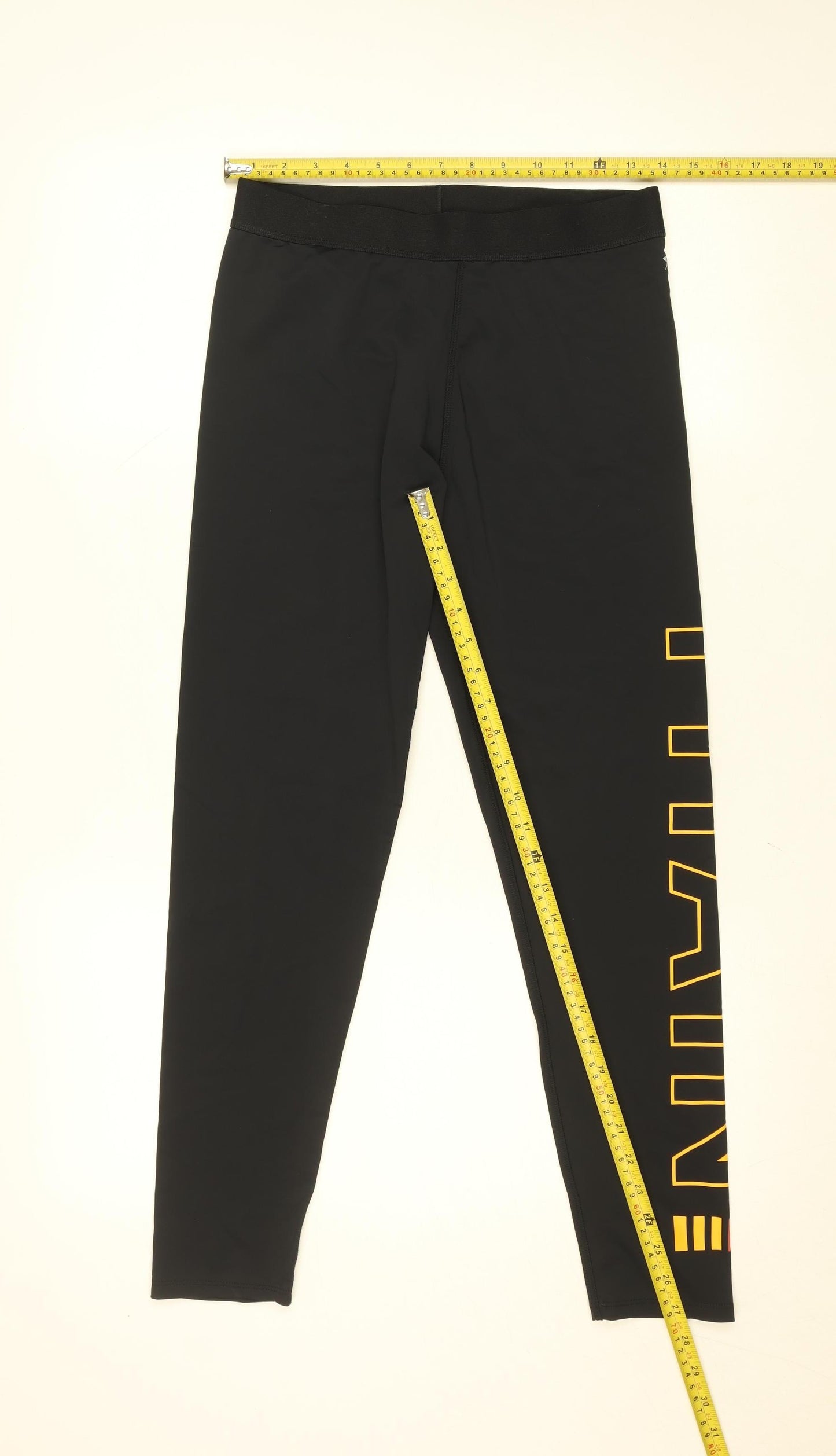 Workout Women’s Black Slim Fit Activewear Leggings Size 12/14