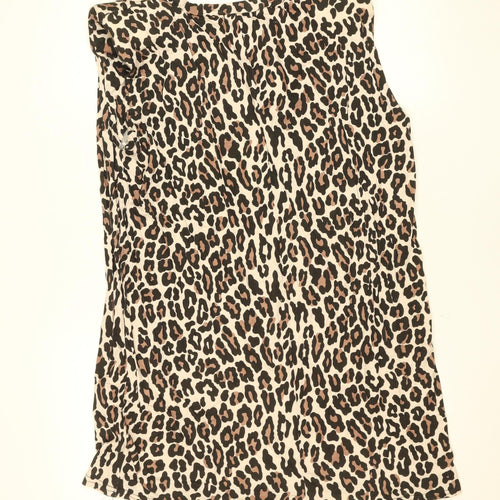 I Saw It First Women’s Multicoloured Leopard Bodycon Dress Size 14