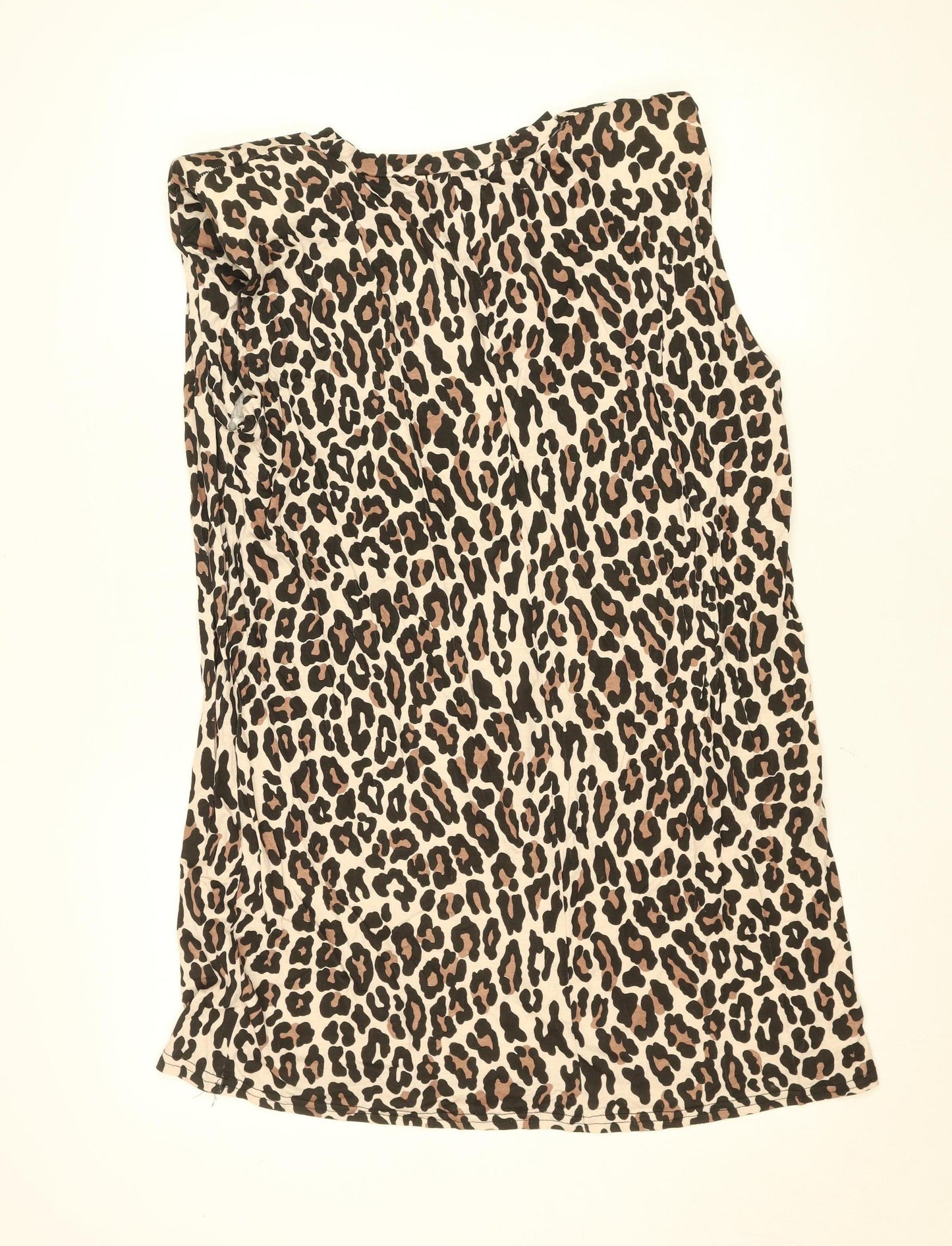 I Saw It First Women’s Multicoloured Leopard Bodycon Dress Size 14