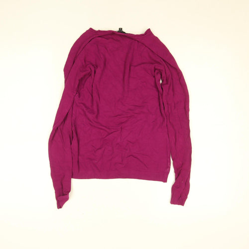 JULIO Women’s Purple Cotton Cashmere Crew Neck Jumper M