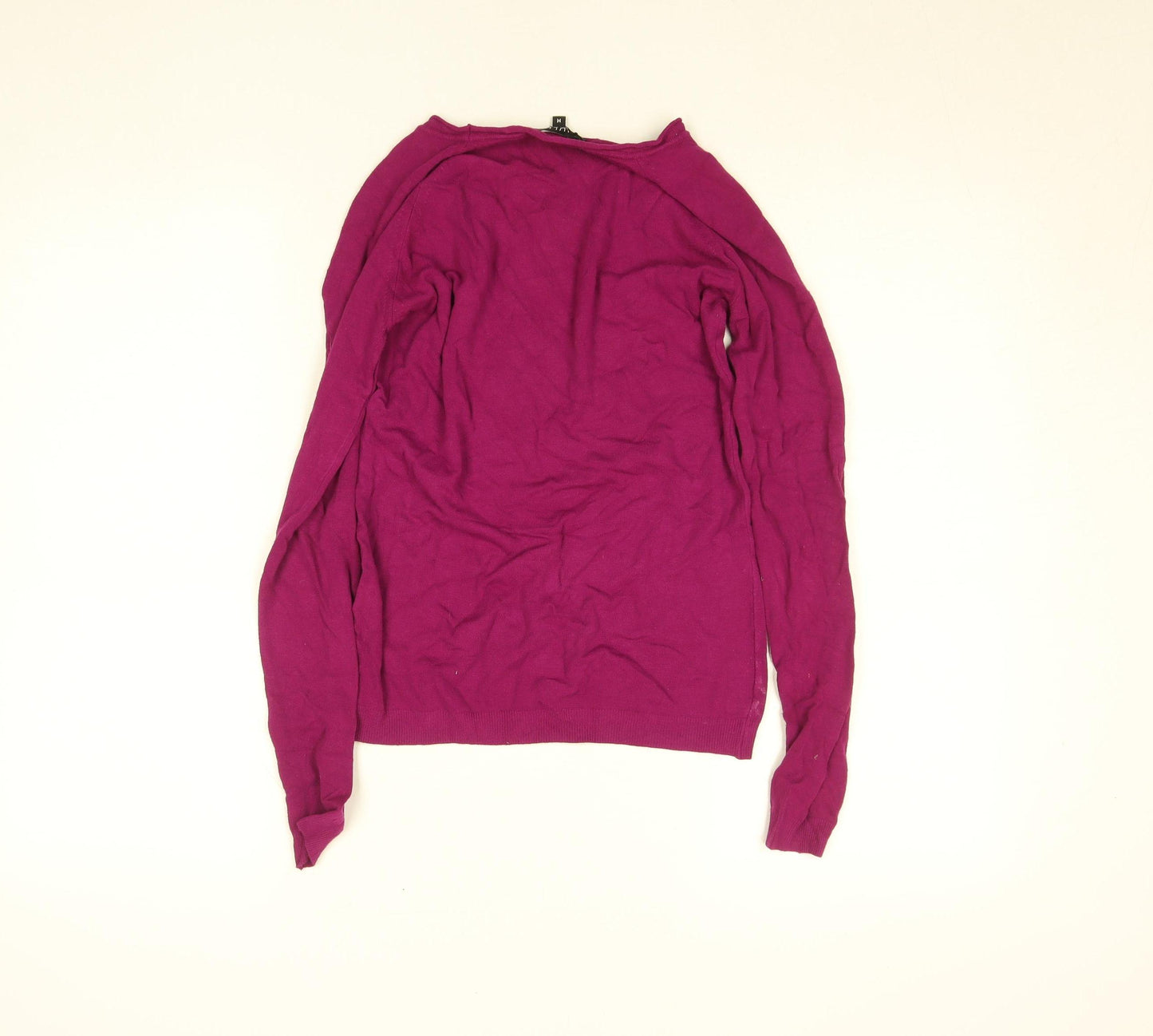 JULIO Women’s Purple Cotton Cashmere Crew Neck Jumper M