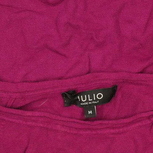 JULIO Women’s Purple Cotton Cashmere Crew Neck Jumper M