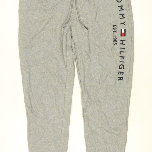 Tommy Hilfiger Men's Grey Jogger Sweatpants Size M Cotton Activewear