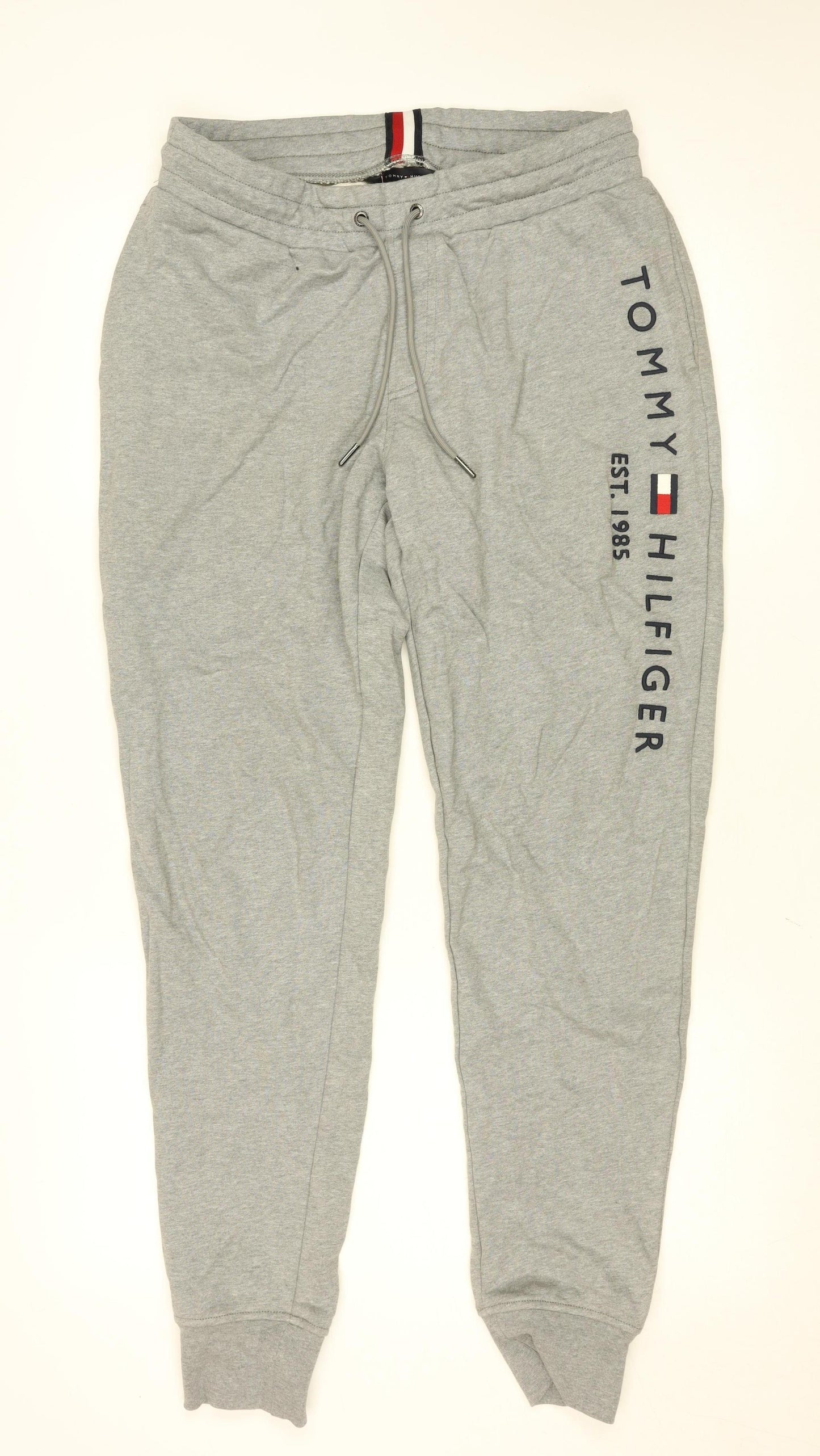 Tommy Hilfiger Men's Grey Jogger Sweatpants Size M Cotton Activewear