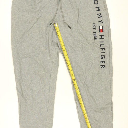 Tommy Hilfiger Men's Grey Jogger Sweatpants Size M Cotton Activewear