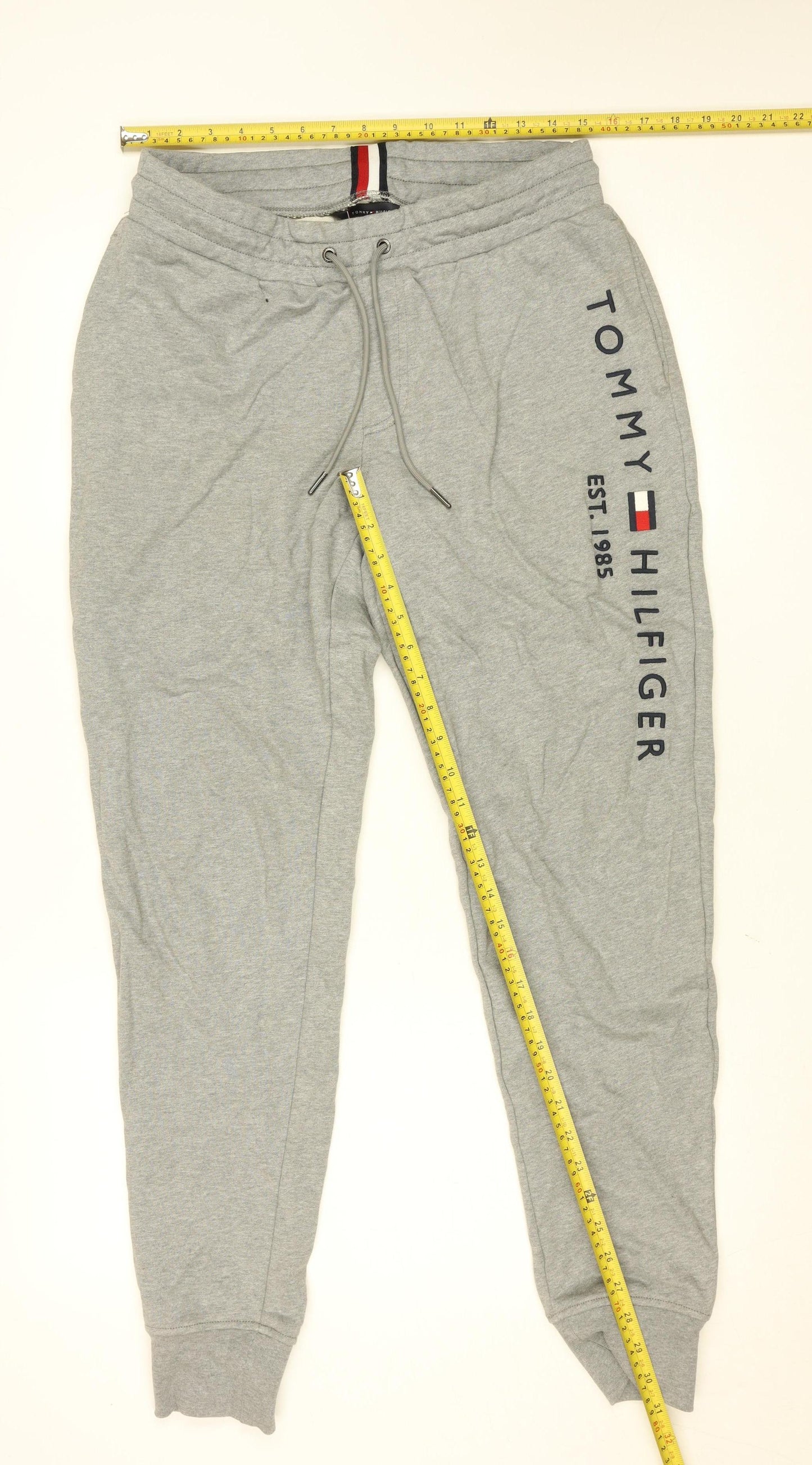 Tommy Hilfiger Men's Grey Jogger Sweatpants Size M Cotton Activewear