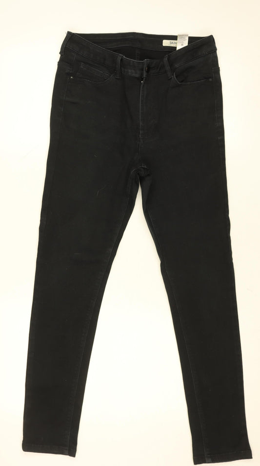 Marks and Spencer Women's Black Skinny Jeans Size 12 Regular