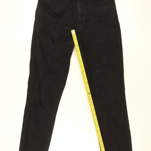 MNG Women’s Black Skinny Stretch Denim Jeans Size 10