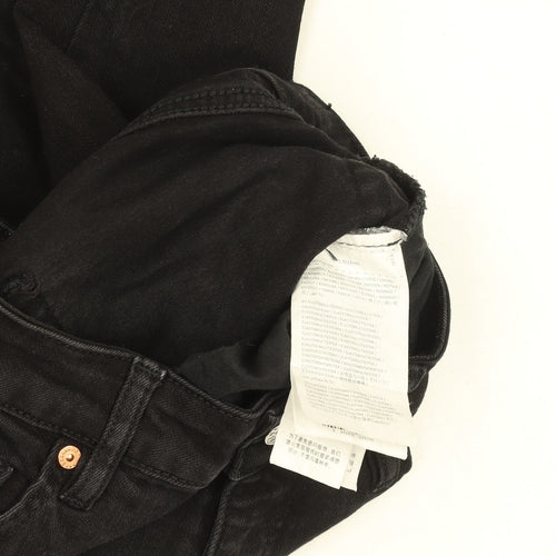 MNG Women’s Black Skinny Stretch Denim Jeans Size 10