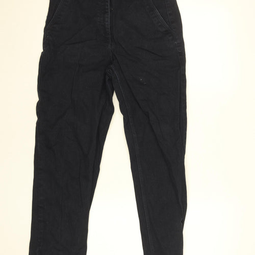 H&M Women’s Black Straight Jeans Size 10 Regular Stretch Denim