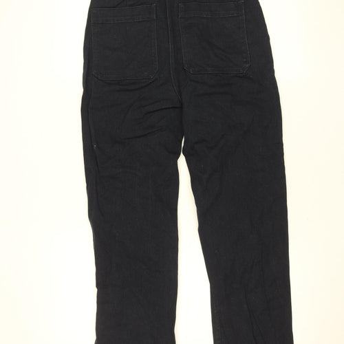 H&M Women’s Black Straight Jeans Size 10 Regular Stretch Denim