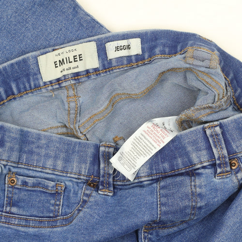 New Look Emilee Blue Denim Jegging Women's Size 8 Stretch Leggings