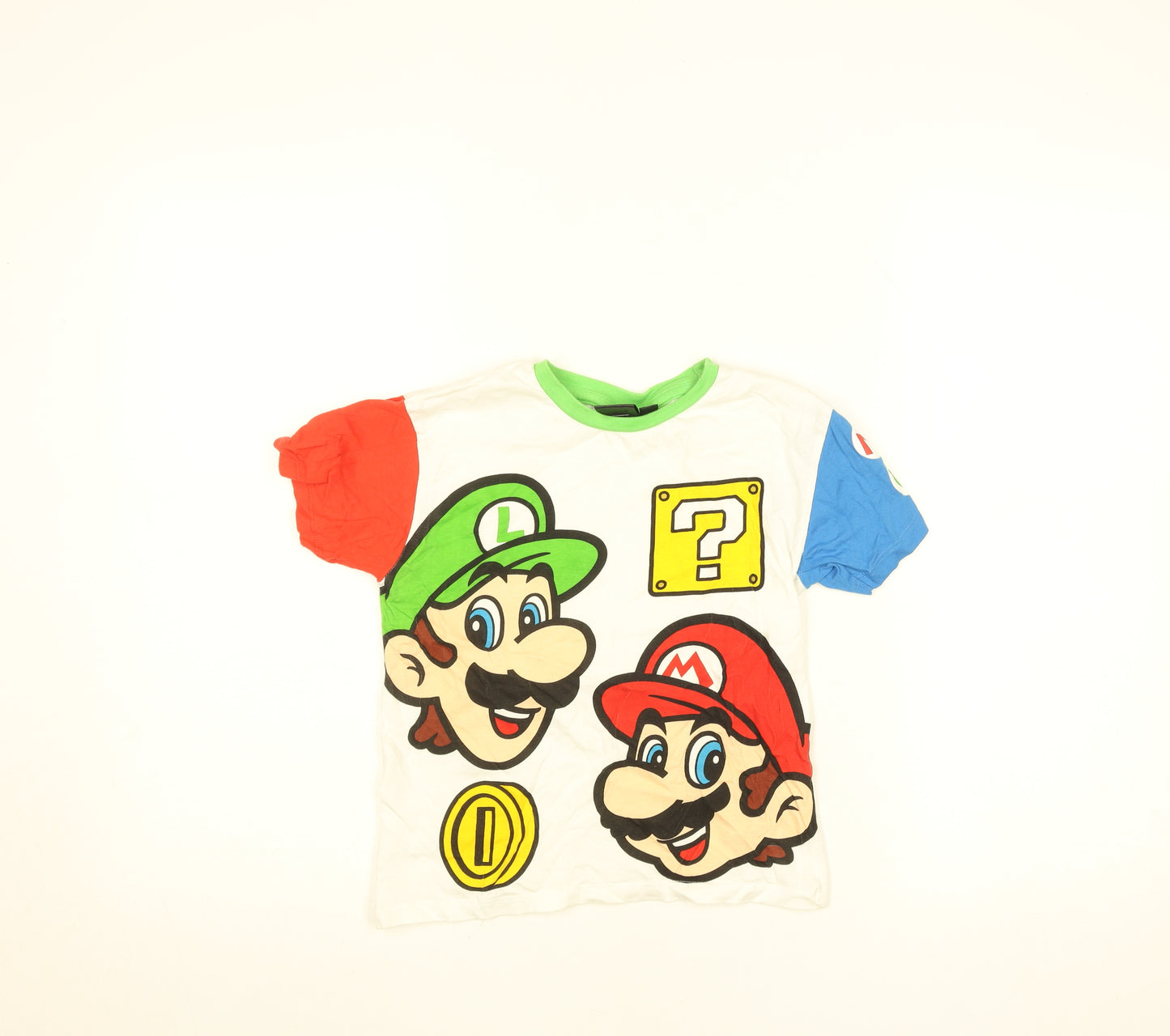 Super Mario Boys Multicoloured Graphic T-Shirt 6-7 Years